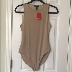 Tan/Beige bodysuit - NWT Forever 21
